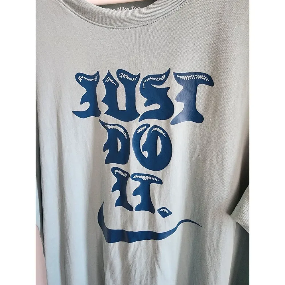 Nike Dri-Fit Bones Skeleton Graphic T-Shirt Green #‎ FJ2401-309 Size XL